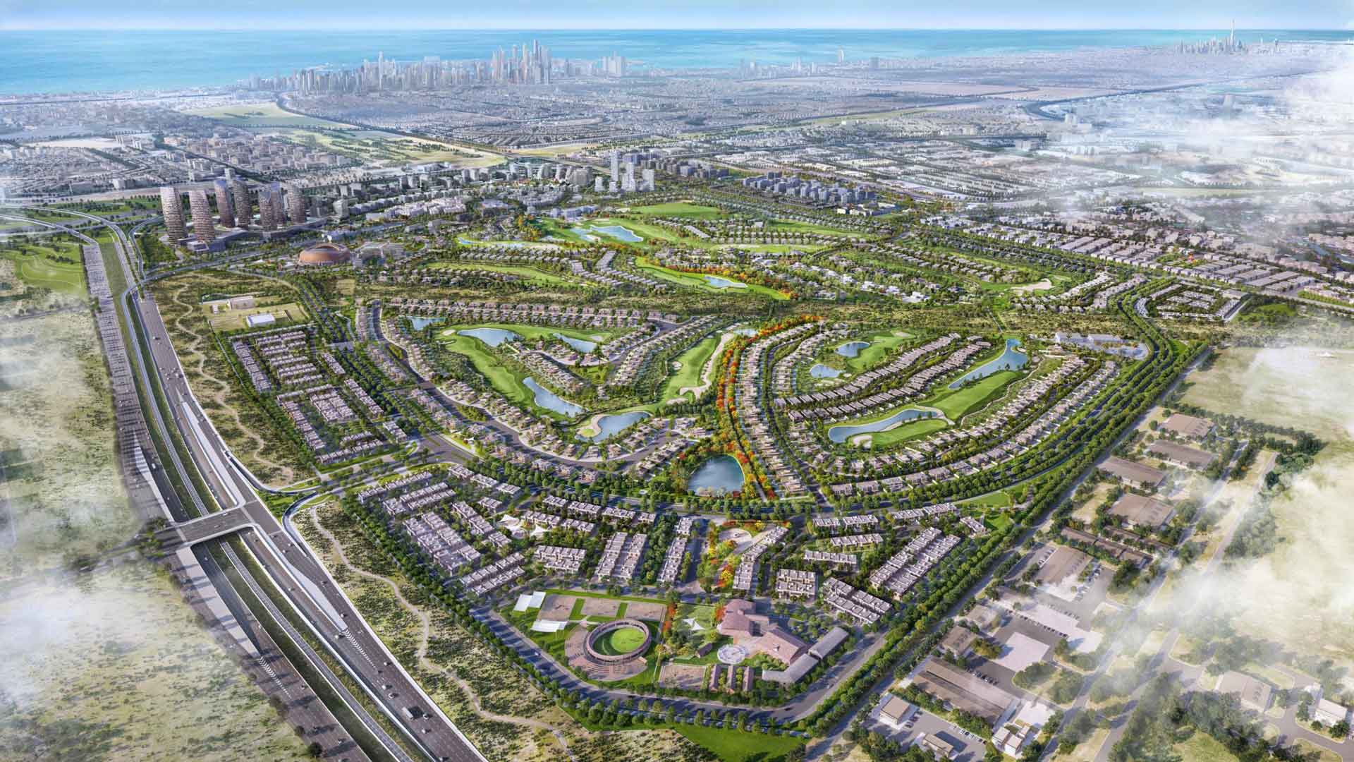 golf villas at Jumeirah Golf Estates Dubai