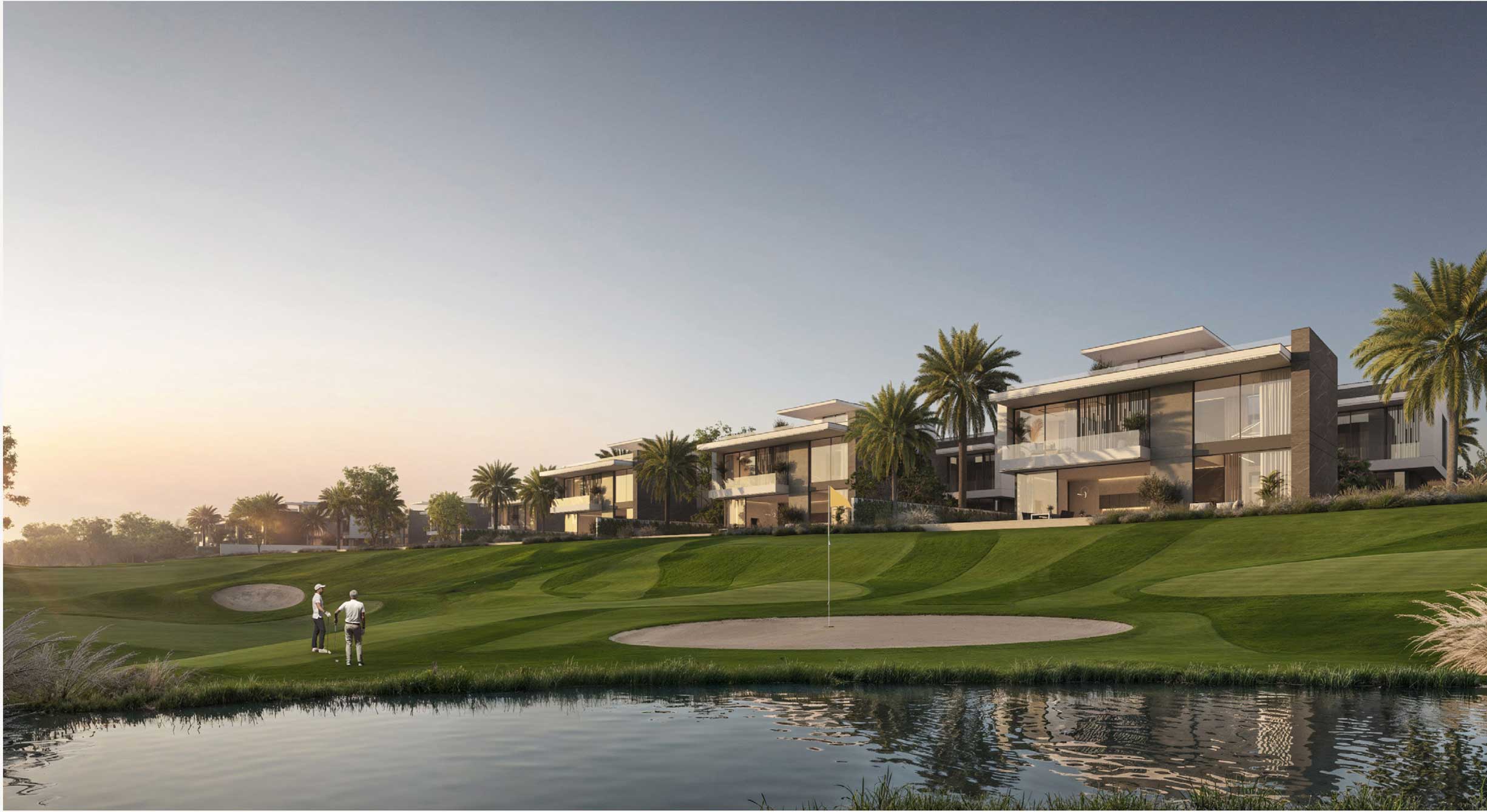 Golf facing Villa at Jumeirah Golf Estates Dubai Golf facing Villa at Jumeirah Golf Estates Dubai